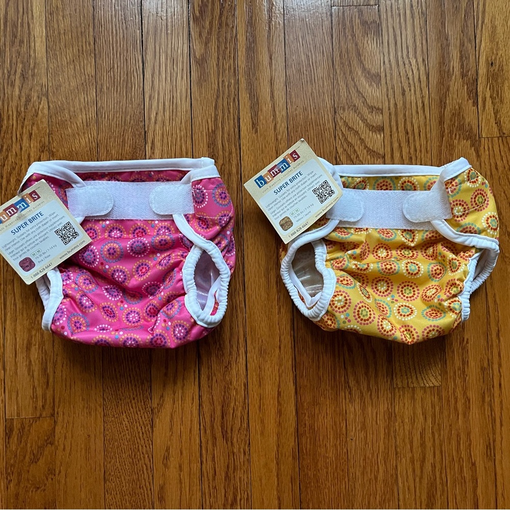 NWT Bummis Super Brite diaper covers size medium